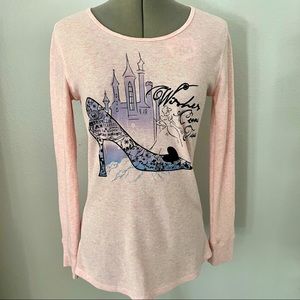 Disney Cinderella Pink Thermal Top